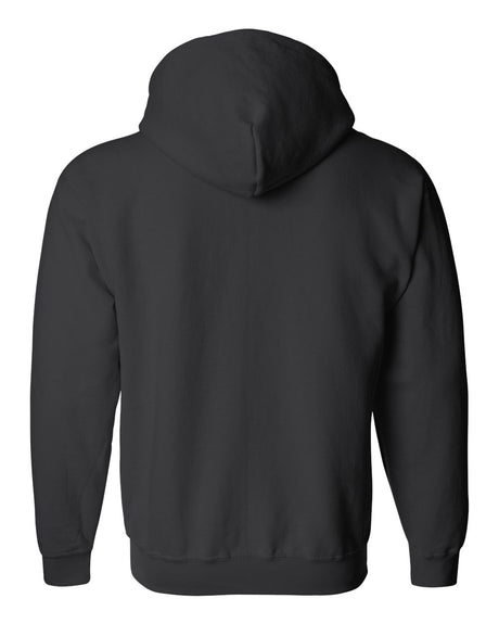Sudadera con capucha y cremallera completa Gildan Heavy Blend - Forro polar cálido de manga larga