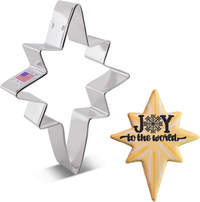 Ann Clark Christmas Bethlehem Star Cookie Cutter, 5"