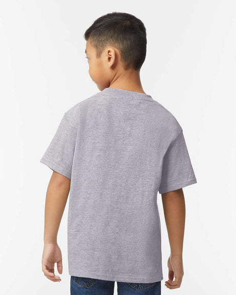 Gildan Softstyle Youth Midweight Crewneck T-Shirt | Ring-Spun Cotton Tee