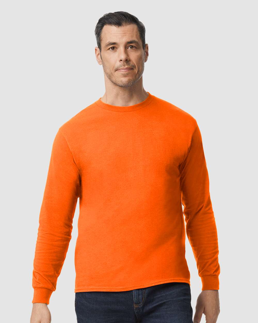 Gildan® Heavy Cotton Crewneck Long Sleeve T-Shirt