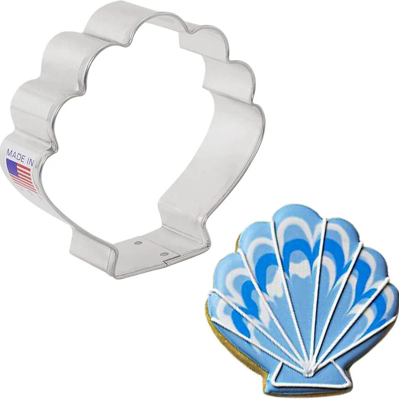 Ann Clark Tropical Seashell Cookie Cutter, 3.25" Dress Skirt