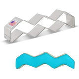 Ann Clark Chevron French Fry Pattern Cookie Cutter