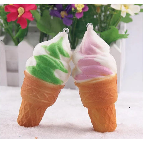 Scented Squishy Ice Cream Cone 6 inches Tall