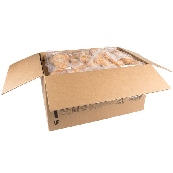 Hadley Farms Round Croissant Sandwich Bun 2.2 oz - 144/Case