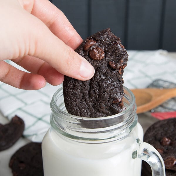 David's Cookies Gourmet Double Chocolate Chip Cookie Dough 1.5 oz. - 213/Case