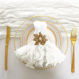 Cheesecloth Dinner Napkin Sample 20x20 White