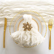 Cheesecloth Dinner Napkin 20x20 Ivory