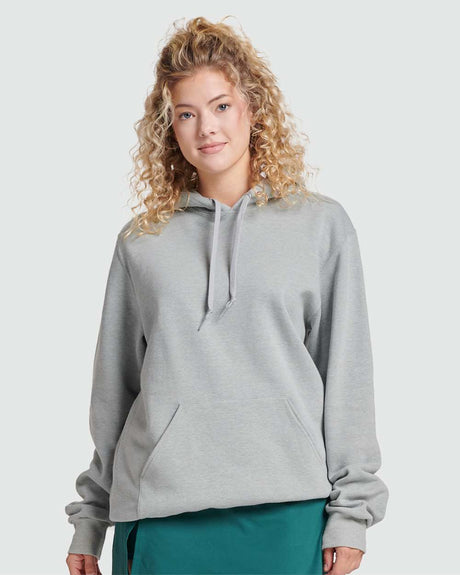 JERZEES Eco® Premium Blend Ring-Spun Hooded Long Sleeve Sweatshirt