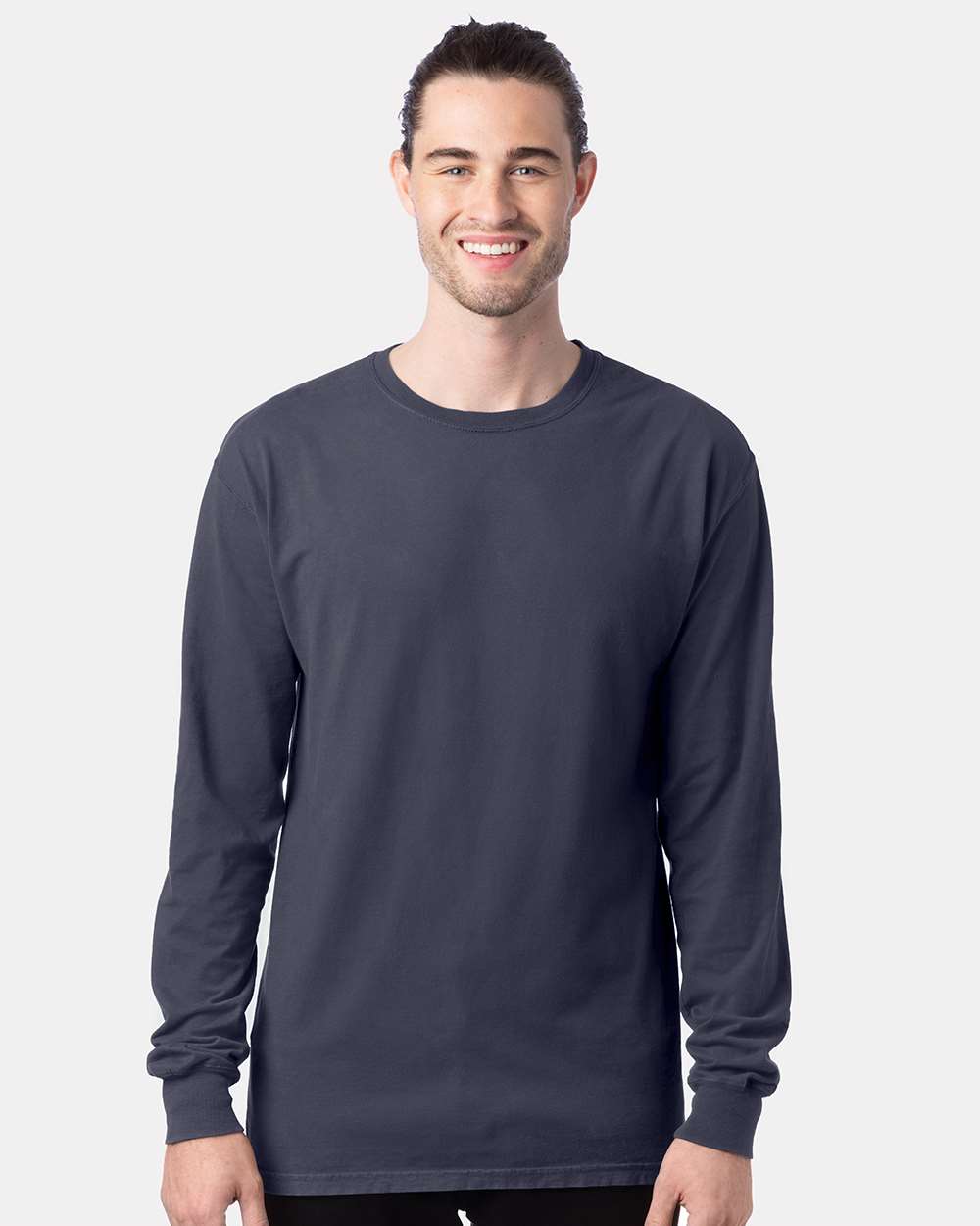 ComfortWash by Hanes® Garment-Dyed Long Sleeve Crewneck T-Shirt