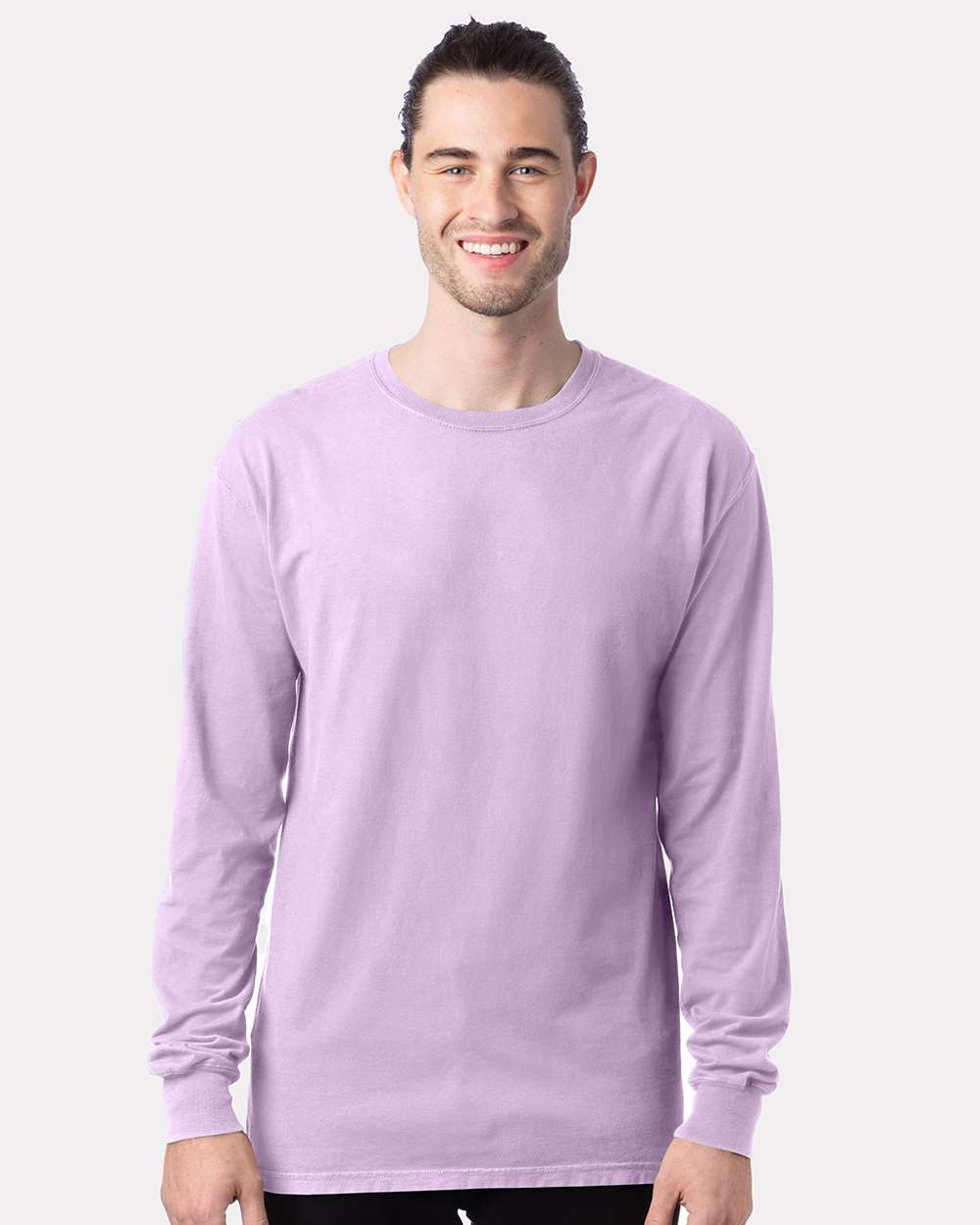 ComfortWash by Hanes® Garment-Dyed Long Sleeve Crewneck T-Shirt