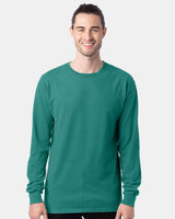 ComfortWash by Hanes® Garment-Dyed Long Sleeve Crewneck T-Shirt