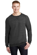 JERZEES® Snow Heather French Terry Raglan Crew
