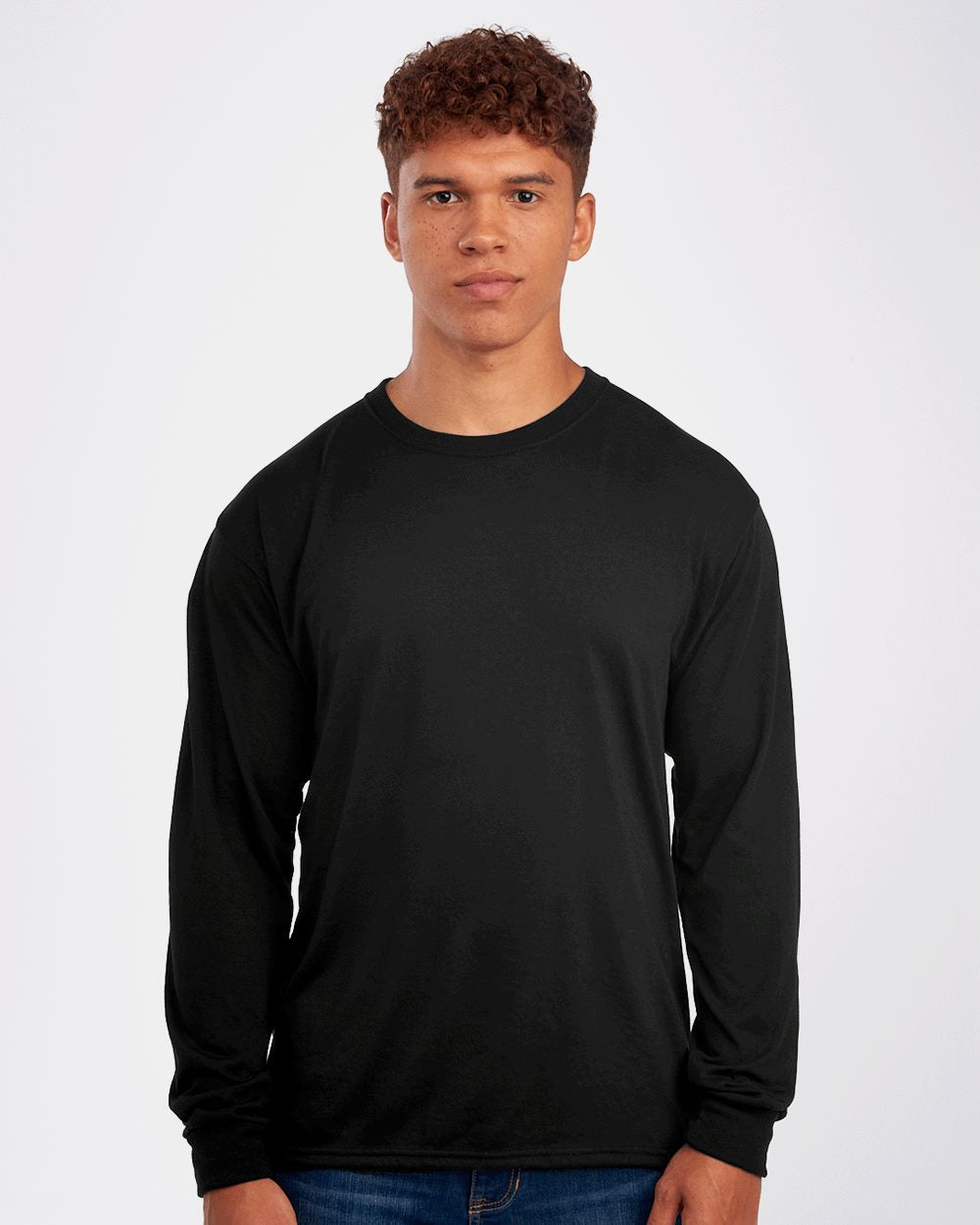JERZEES® Unisex Dri-Power Performance Long Sleeve Crewneck T-Shirt