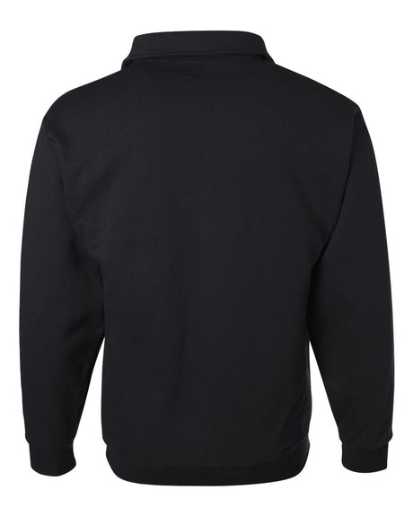 JERZEES® Super Sweats Quarter-Zip Cadet Collar Sweatshirt