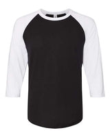 JERZEES® Three Quarter Sleeve Raglan Crewneck Baseball T-Shirt