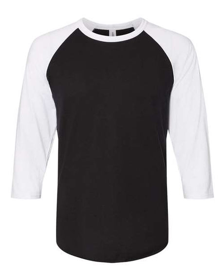JERZEES® Three Quarter Sleeve Raglan Crewneck Baseball T-Shirt
