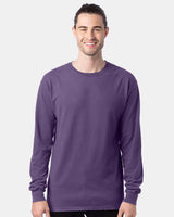 ComfortWash by Hanes® Garment-Dyed Long Sleeve Crewneck T-Shirt
