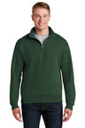 Jerzees® NuBlend 1/4-Zip Cadet Long Sleeve Collar Sweatshirt