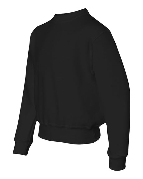 JERZEES® NuBlend Youth Crewneck Long Sleeve Sweatshirt