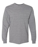Camiseta de manga larga con cuello redondo Gildan Hammer - Algodón pesado