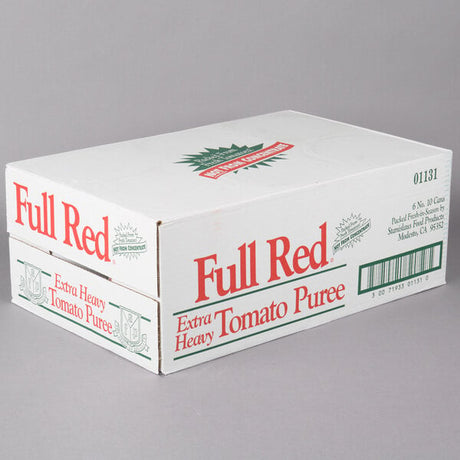 Stanislaus #10 Can Full-Red Extra Heavy Tomato Puree - 6/Case