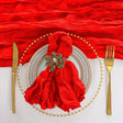 Gauze Cheesecloth Napkin 20x20 Red
