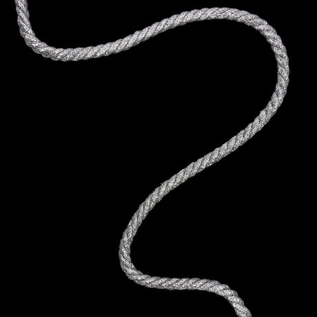 Silver Metallic Cord