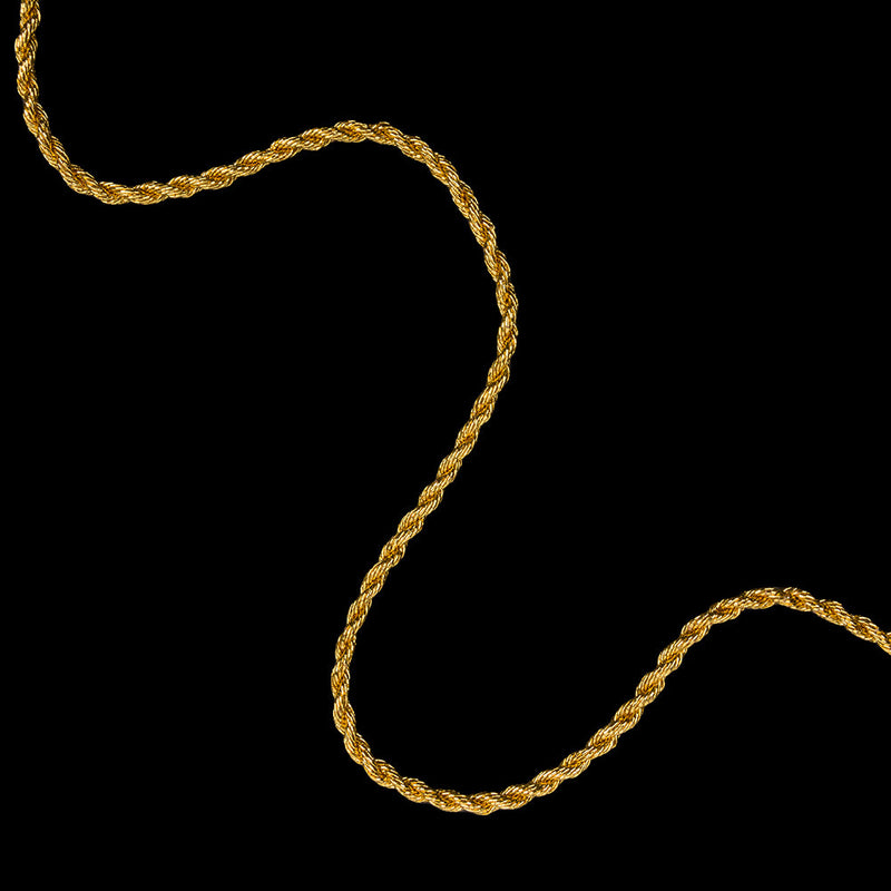 1/8" Gold Metallic Cord