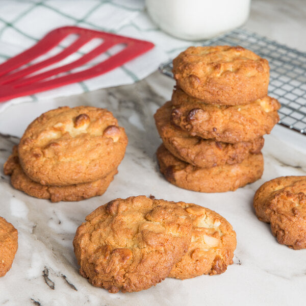 David's Cookies Gourmet White Chocolate Chip Macadamia Nut Cookie Dough 1.5 oz. - 213/Case