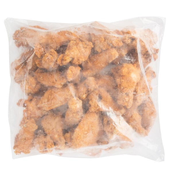 Tyson Fire Stingers Magnum Fully Cooked Breaded Chicken Wings 7.5 lb. - 2/Case