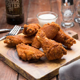 Tyson Fire Stingers Magnum Fully Cooked Breaded Chicken Wings 7.5 lb. - 2/Case