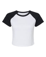 BELLA + CANVAS® Women's Micro Rib Raglan Short sleeve Tee