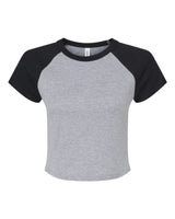 BELLA + CANVAS® Women's Micro Rib Raglan Short sleeve Tee