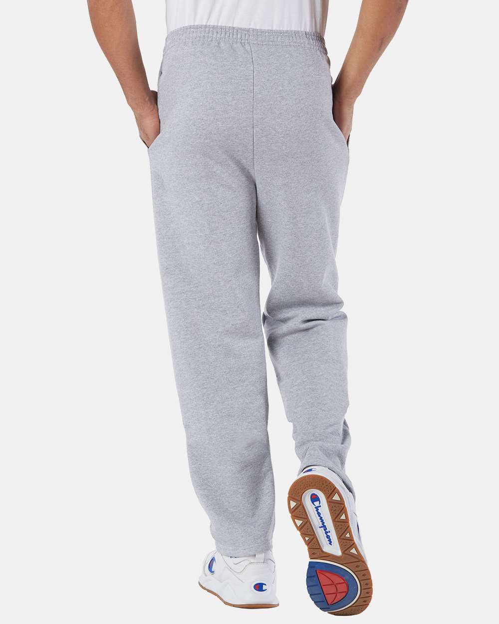 Champion® Powerblend Open-Bottom Sweatpants with Pockets