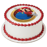 Super Mario™ Mario Here We Go! Edible Cake Image PhotoCake