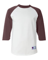 Champion® Three-Quarter Raglan Sleeve Baseball T-Shirt