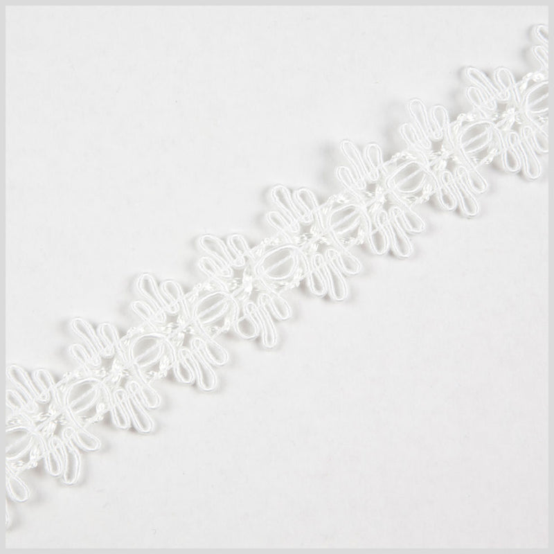 1" White Gimp Braid
