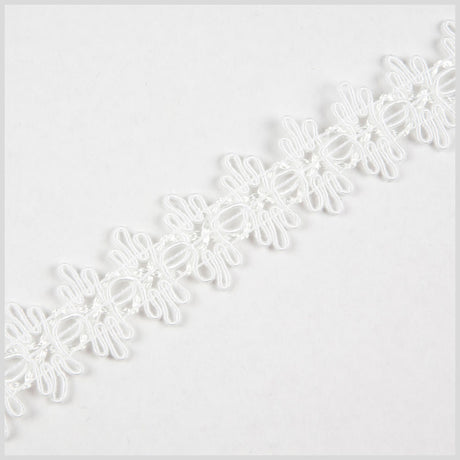 1" White Gimp Braid