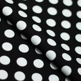 E-Z Dots Nylon Spandex Fabric - Large Polka Dots Print, 58/60" Width (1 Yard)