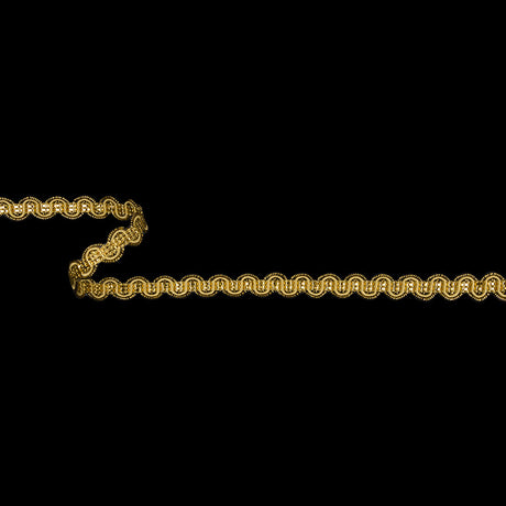 3/8" Antique Gold Metallic Braid