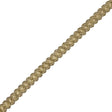 Antique Gold Beige Metallic Braid