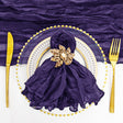 Gauze Cheesecloth Dinner Napkins 20x20 Regency Purple
