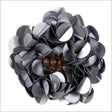 2" Matte Gray Fancy Applique
