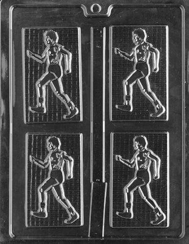 Jogger Male Chocolate Mold - LPS011
