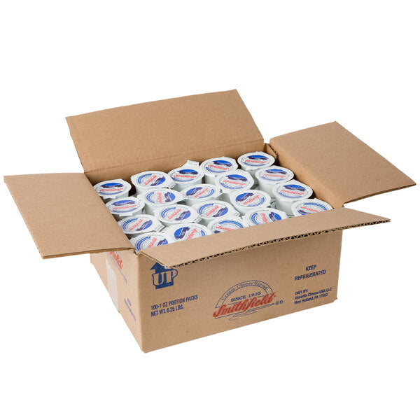 Smithfield Cream Cheese Spread Portion Cups 1 oz. - 100/Case