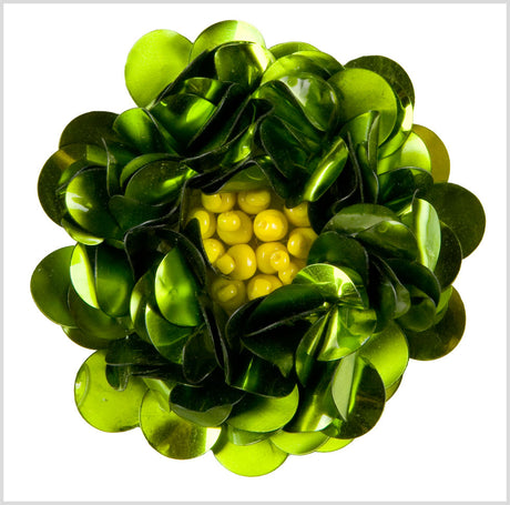 2" Lime Fancy Applique