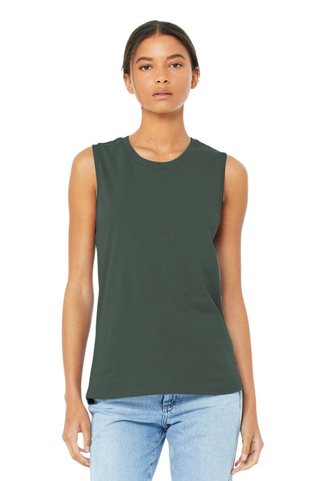 BELLA + CANVAS® Women’s Jersey Crewneck Muscle Tank