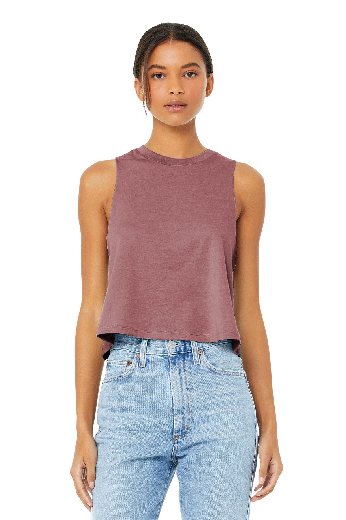 BELLA+CANVAS ® Women’s Racerback Cropped Tank Top - 6682