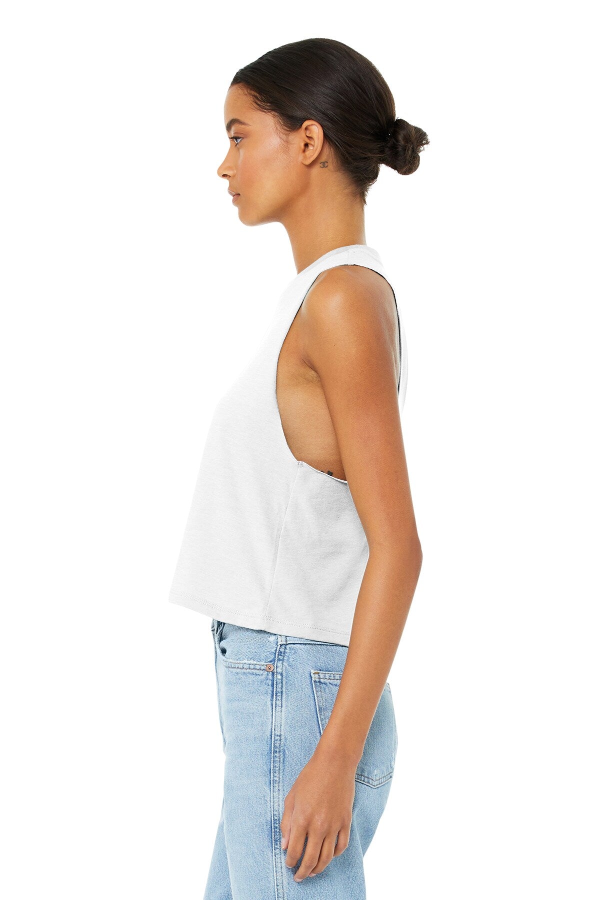BELLA+CANVAS ® Women’s Racerback Cropped Tank Top - 6682