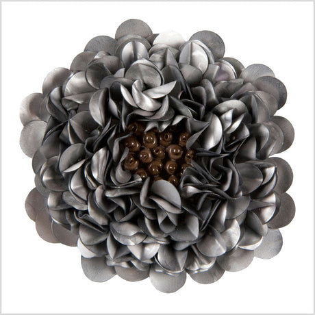 2.75" Matte Gray Fancy Applique